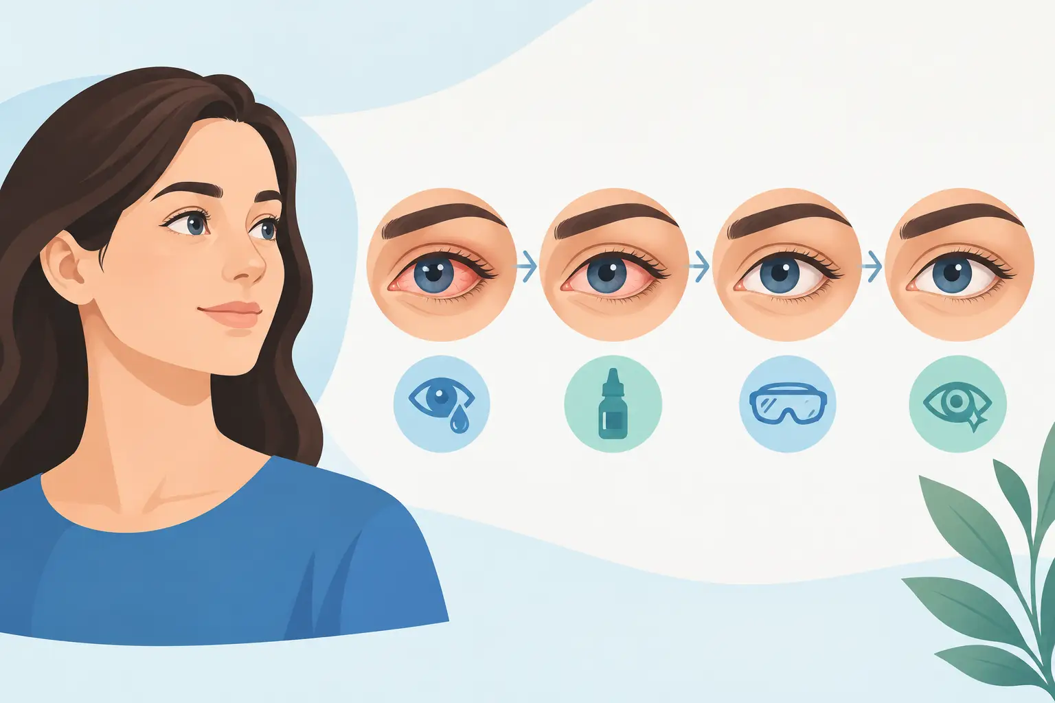 A Day-by-Day Corneal Abrasion Recovery Example